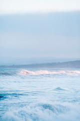 Waves at Beach at Sunset - 270713582