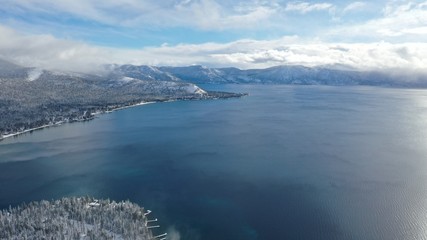 Lake Tahoe Winter Snow