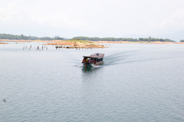 Nam Ngeum Lake in Vientiane, Laos