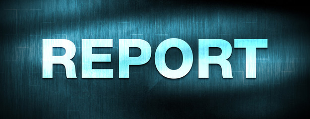 Report abstract blue banner background