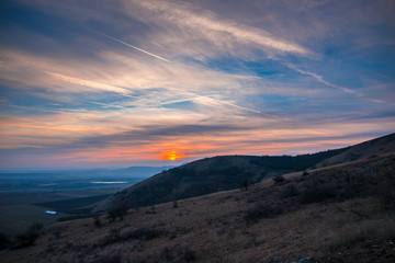 Fototapeta premium Clouds colors of the spring