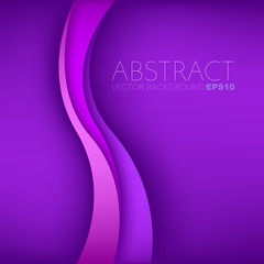 vector abstract background with waves and stars