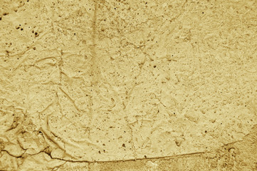 mustard-colored plaster