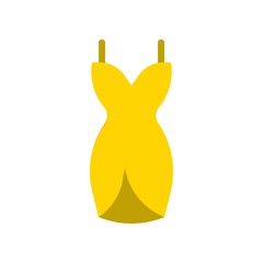 Women dress vector illustration, flat style icon
