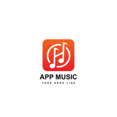 app music logo template