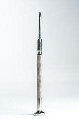 a set of mini screwdrivers isolated against white background