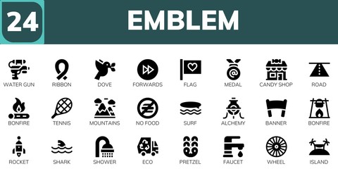 emblem icon set