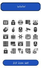www icon set