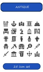 antique icon set