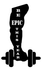 Gym logo, fitness logo