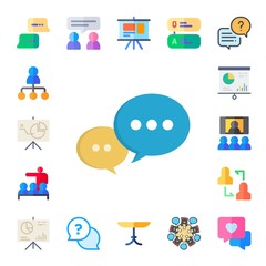 discussion icon set