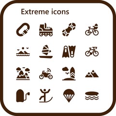 extreme icon set