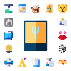 print icon set