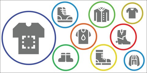 stylish icon set