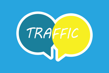 Word writing text Traffic. Business concept for Vehicles moving on public highway Automobile motion Transport.