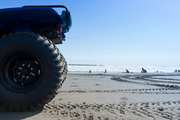 ATV adventure on the beach in Bali 