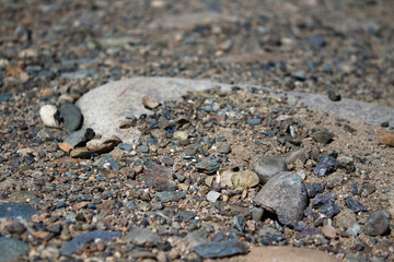 Stones background and texture. Natural background. Selective focus.