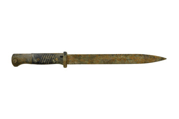 Rusty military knife