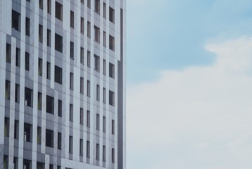 Obraz premium Modern buildings blue sky song