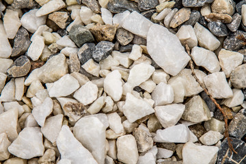 Construction debris as a background close-up