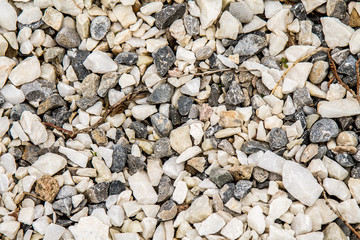Construction debris as a background close-up