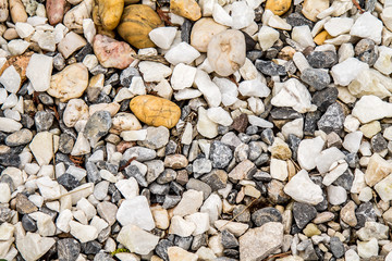 Construction debris as a background close-up