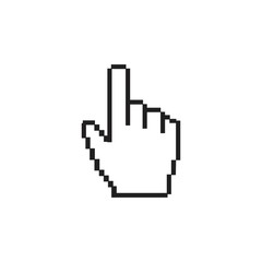 Fototapeta premium mouse cursor symbol - arrow click pointer illustration isolated