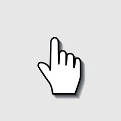 mouse cursor symbol - arrow click pointer illustration isolated