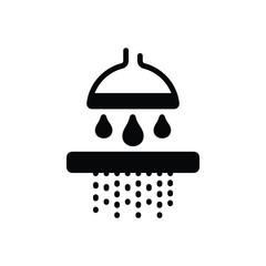 Black solid icon for permeate 