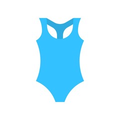Women swimsuit vector illustration, flat style icon