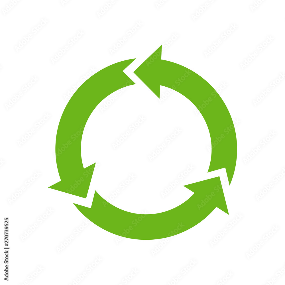 Poster recycle icon page symbol for your web site design recycle icon logo on white background.
