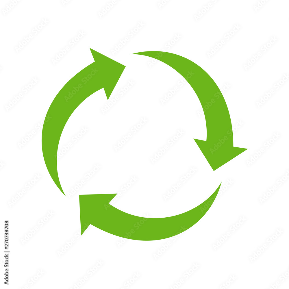 Poster recycle icon page symbol for your web site design recycle icon logo on white background.