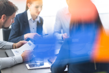 Business team having a meeting in the office