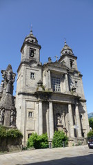 Fototapeta na wymiar Santiago de Compostela. Historical city of Galicia. Camino de Santiago. Spain