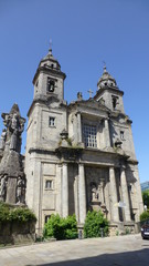 Obraz premium Santiago de Compostela. Historical city of Galicia. Camino de Santiago. Spain