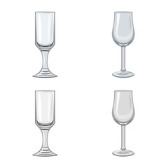 Vector illustration of form and celebration icon. Collection of form and volume vector icon for stock.