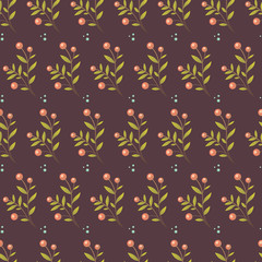Seamless vector floral patterns, spring and summer backdrop