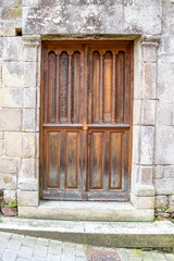 Porte d'entrée ancienne. Côtes-d'Armor. Bretagne