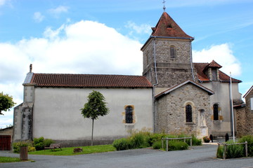 Fototapeta na wymiar Eglise de Saint-Aignan de Chalais.(Dordogne)