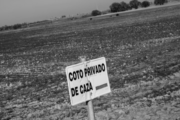 Cartel Coto Privado