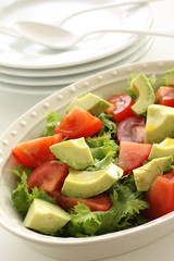 Avocado and tomato salad