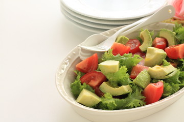 Avocado and tomato salad