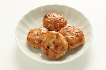 Chicken patty for Asian food image
