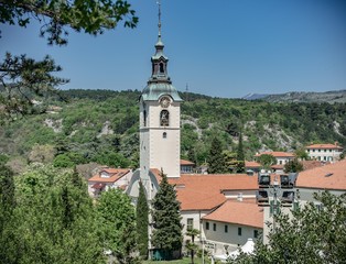 Fototapeta na wymiar Rijeka cityscape in Croatia