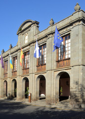 Fototapeta premium town hall, la laguna,tenerife