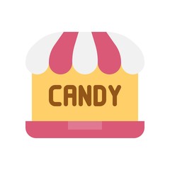 Online shop vector illustration, Isolated flat stye icon