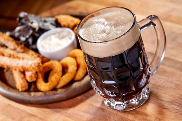 tasty appetizer in the bar