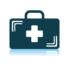Obraz premium Medical Case Icon