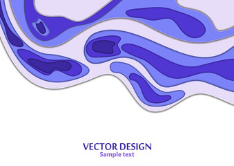 Abstract background paper cut. Colored layered vector hole 3d illustration. Vector design layout for business presentations, flyers, posters and invitations.