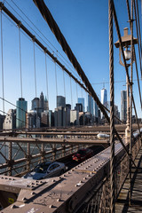 Obraz premium Nowy Jork, Most Brookliński